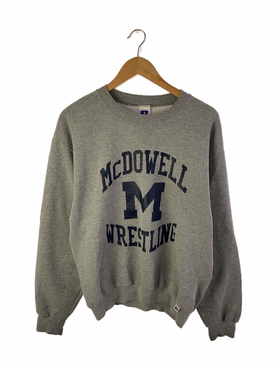 【中古】RUSSELL ATHLETIC◆スウェット/M/ポリエステル/GRY【メンズウェア】