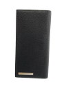 【中古】Cartier◆長財布/牛革/BLK/無地/メンズ/L3000769【服飾雑貨他】