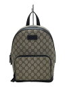 【中古】GUCCI◆リュック_GGスプリーム/PVC/BEG【バッグ】