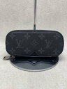 【中古】LOUIS VUITTON◆メガネ・サングラスケース/レザー/BLK/GI0654【バッグ】