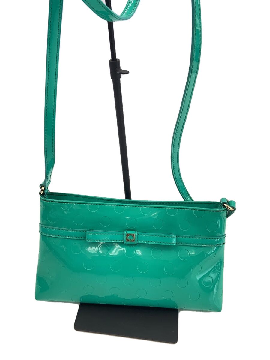 KATE SPADE - 【中古】kate spade new york◆ショルダーバッグ/エナメル/GRN/玉虫【バッグ】