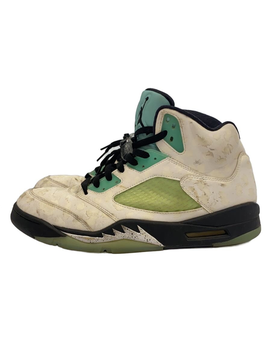 NIKE◆AIR JORDAN 5 RETRO SNGL DY/エアジョーダン 5 レトロ/ホワイト/CN2932-100/3