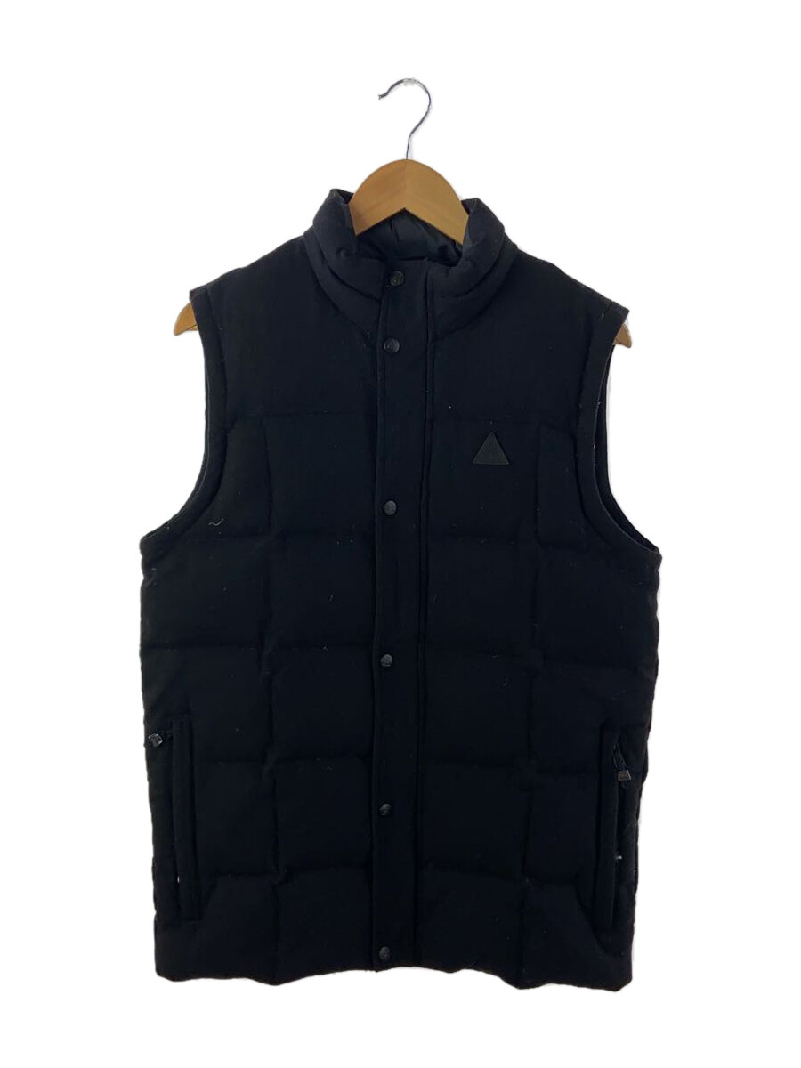 【中古】NIKE ACG◆ダウンベスト/L/ウール/BLK/386792-010【メンズウェア】