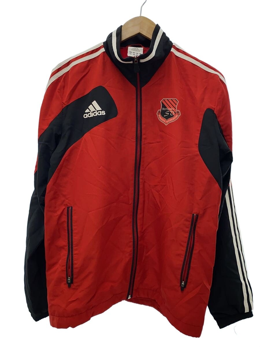 【中古】adidas◆スポーツウェアー/M/RED【スポーツ】