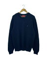 【中古】Supreme◆argyle knit sweater/ニット・セーター/L/ウール/NVY【メンズウェア】
