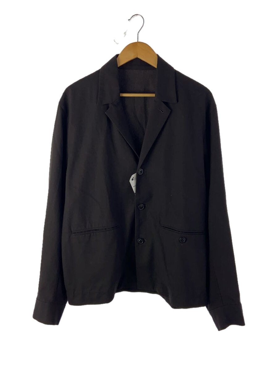 【中古】URU◆COTTON RAYON JACKET/テーラードジャケット/2/レーヨン/BRW/19FUJ05【メンズウェア】