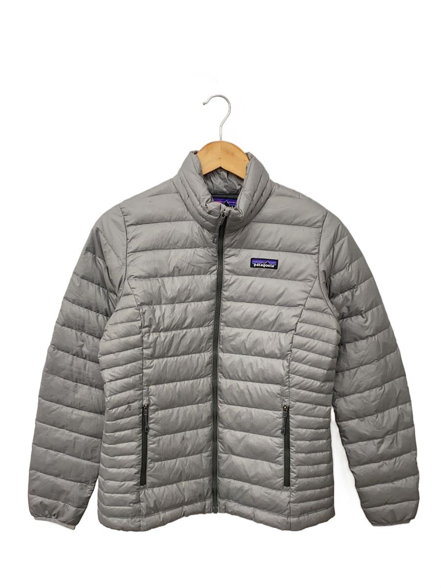 【中古】patagonia◆ダウンジャケット/S/ポリエステル/グレー/84683FA15//【レデ ...