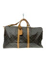 【中古】LOUIS VUITTON◆キーポル・バンドリエール55_モノグラム・キャンバス_ブラウン/PVC/ブラウン/総柄【バッグ】