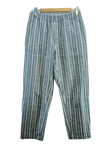【中古】EYCK/Lily Yarn Striped Pants/ボトム/L/コットン/GRY/ストライプ【メンズウェア】 【中古】EYCK/Lily Yarn Striped Pants/ボトム/L/コットン/GRY/ストライプ【メンズウェア】