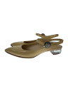 【中古】LOUIS VUITTON◆パンプス/36.5/BEG/エナメル//【シューズ】(4)