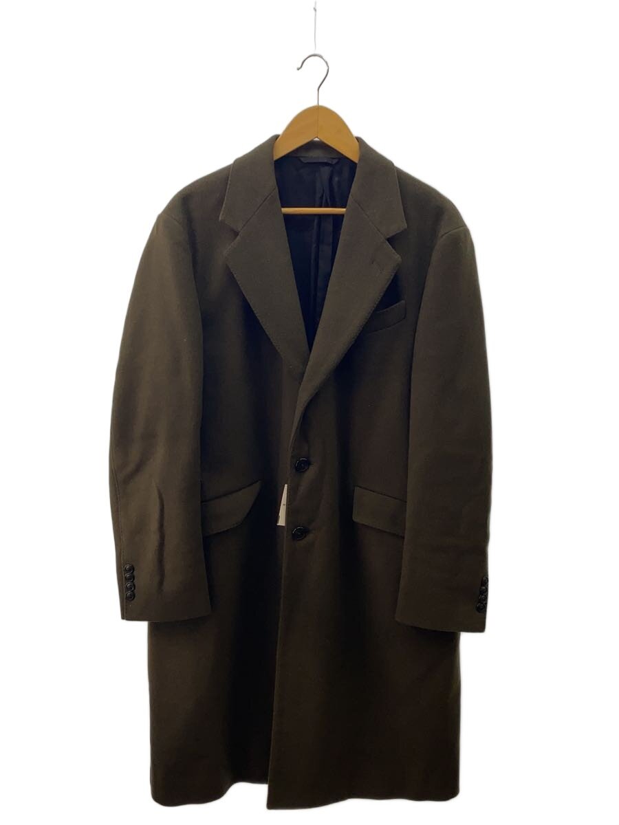 【中古】HEUGN◆ステンカラーコート/3/カシミア/KHK/COAT051//【メンズウェア】