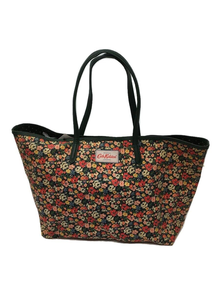 楽天2nd STREET 楽天市場店【中古】Cath Kidston◆トートバッグ/コットン/GRN/花柄【バッグ】