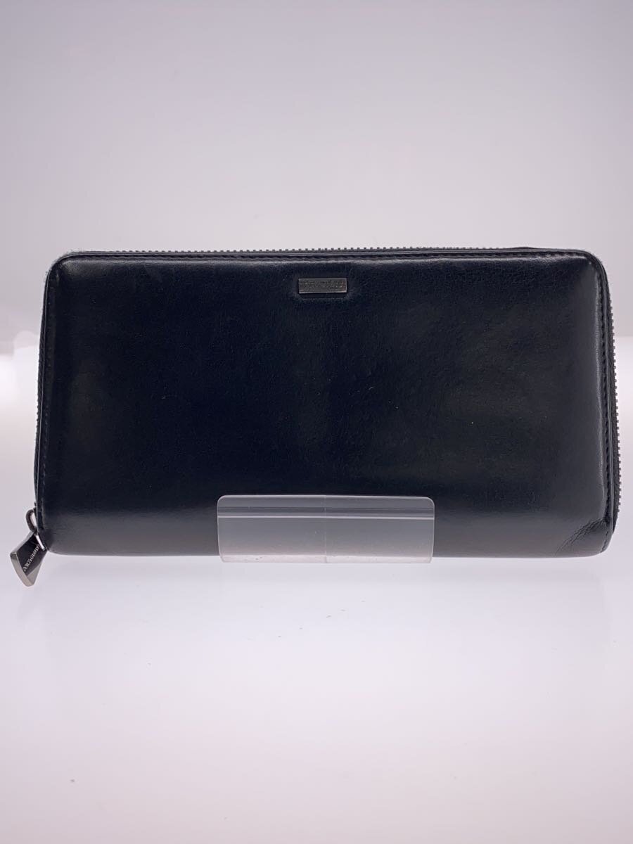 【中古】DOLCE&GABBANA◆使用感有/長財布/レザー/BLK/ブラック/メンズ【服飾雑貨他】