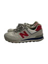 【中古】NEW BALANCE◆ローカットスニーカー/25.5cm/WHT/ML574ATW【シューズ】(4)