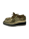 【中古】PRADA◆ローカットスニーカー/37/GLD【シューズ】(4)