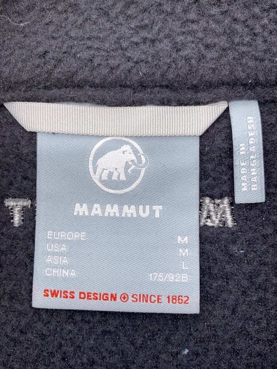 【中古】MAMMUT◆フリースジャケット/L/ポリエステル/BLK/1014-05820【メンズウェア】
