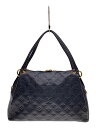 【中古】LOUIS VUITTON◆ルイヴィトン/M43721/ポンテュPM_モノグラム・アンプラント/牛革/ネイビー/総柄【バッグ】(4)