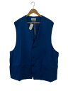 【中古】Marvine Pontiak shirts makers◆ベスト/one/コットン/BLU/MPSM-2301V【メンズウェア】(4)