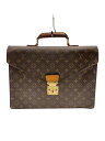 【中古】LOUIS VUITTON◆セルヴィエット・コンセイエ_モノグラム・キャンバス_BRW/PVC/BRW【バッグ】(4)