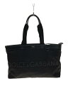 【中古】DOLCE&GABBANA◆トートバッグ/--/BLK【バッグ】