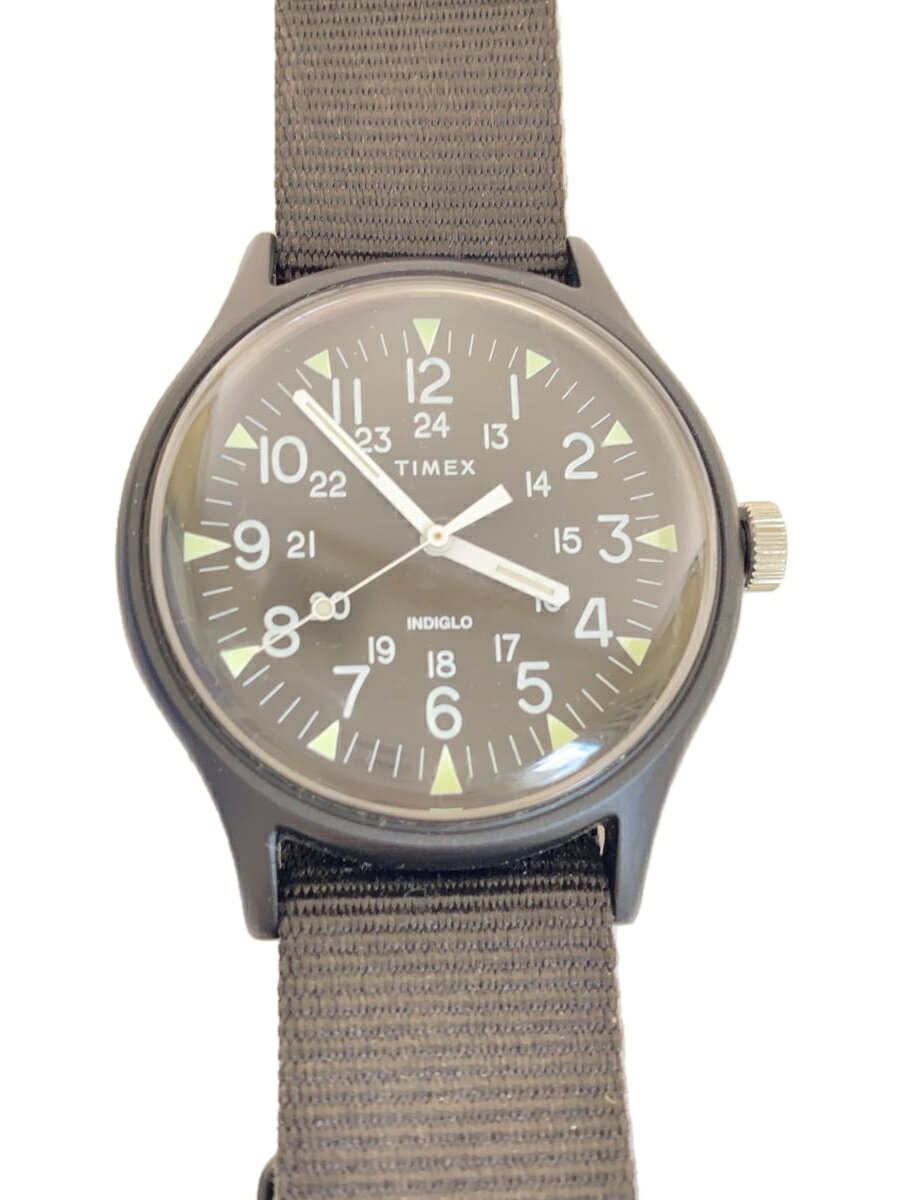 【中古】TIMEX◆クォーツ腕時計/アナ