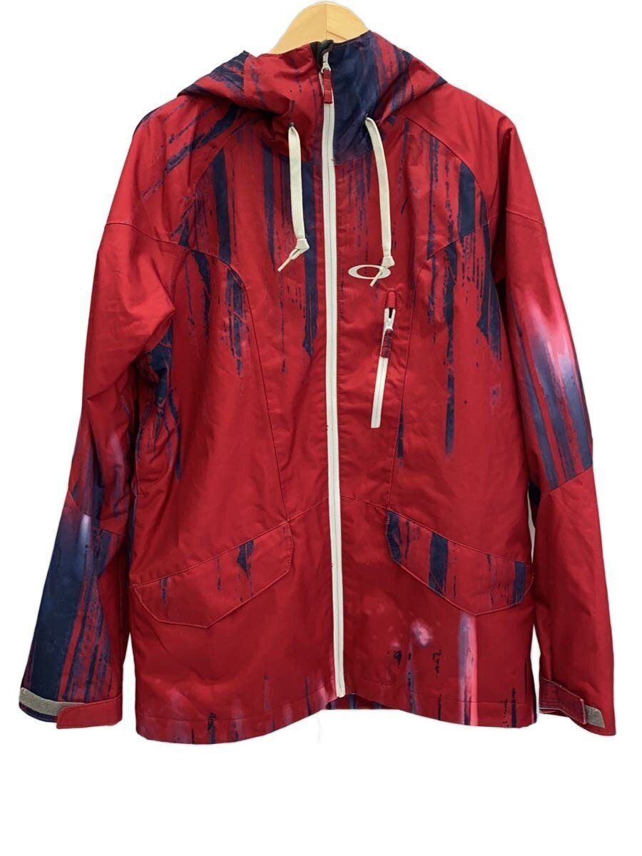 【中古】OAKLEY◆ウェアー/L/RED【スポーツ】