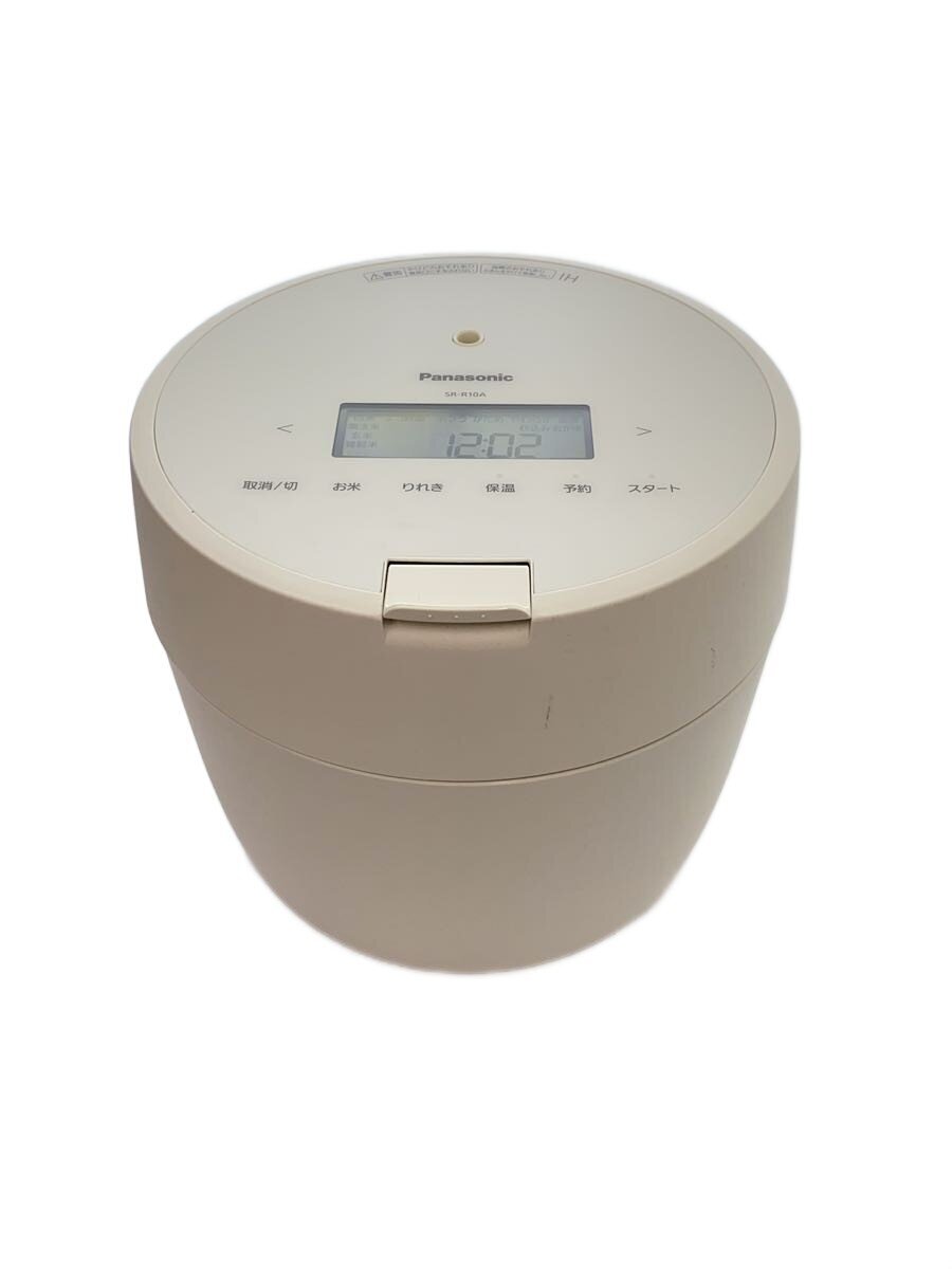 【中古】Panasonic◆炊飯器 SR-R10A-W【家電・ビジュアル・オーディオ】