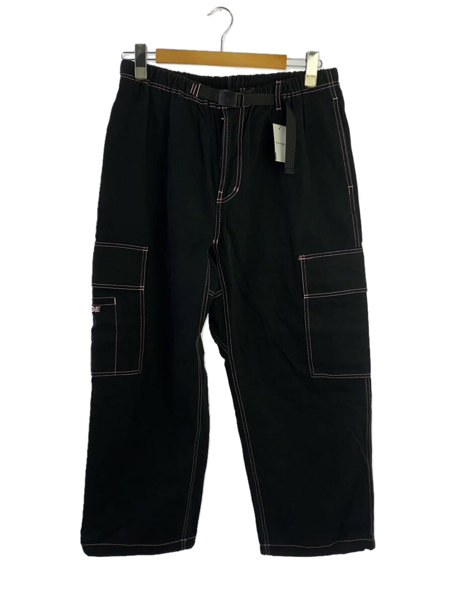 【中古】X-LARGE◆カーゴパンツ/L/コットン/BLK/101233031004【メンズウェア】