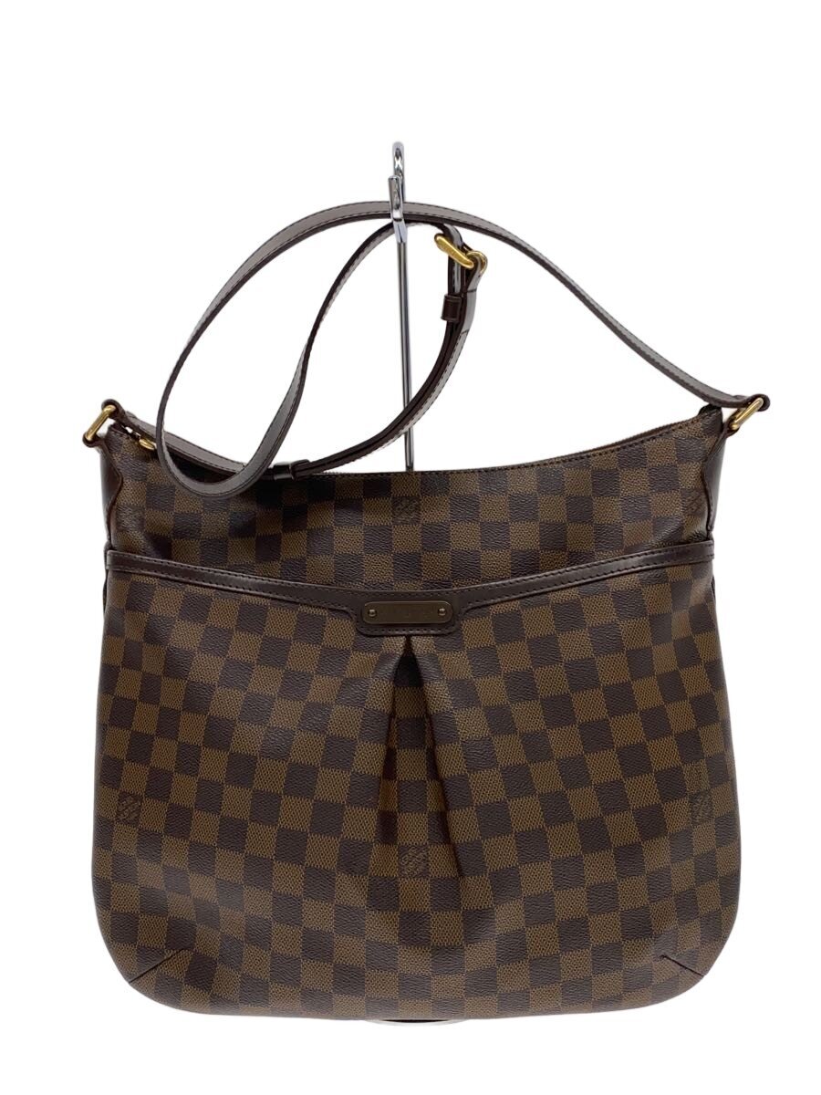 【中古】LOUIS VUITTON◆ブルームズベリGM_ダミエ・エベヌ/PVC/BRW/ブラウン【バッグ】