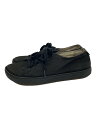 【中古】BIRKENSTOCK◆ローカットスニーカー/23cm/BLK/キャンバス【シューズ】