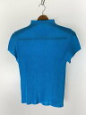 【中古】PLEATS PLEASE ISSEY MIYAKE◆半袖カットソー/3/ポリエステル/BLU/PP33-FK325【レディースウェア】