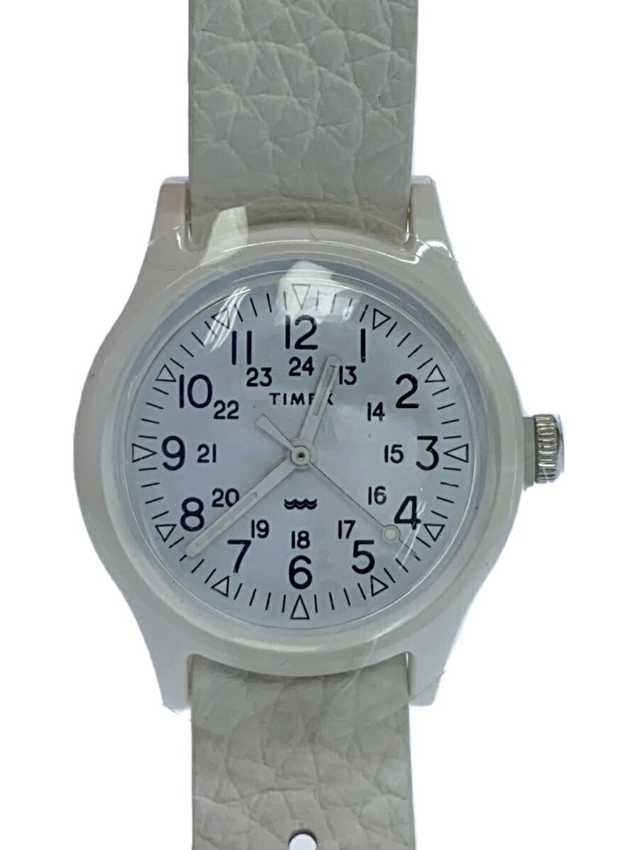 【中古】TIMEX◆クォーツ腕時計/アナ