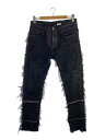 【中古】1017 ALYX 9SM(ALYX)◆BLACKMEANS 6 POCKET JEANS/32/コットン/BLK/無地/AZMPA0208FA02//...