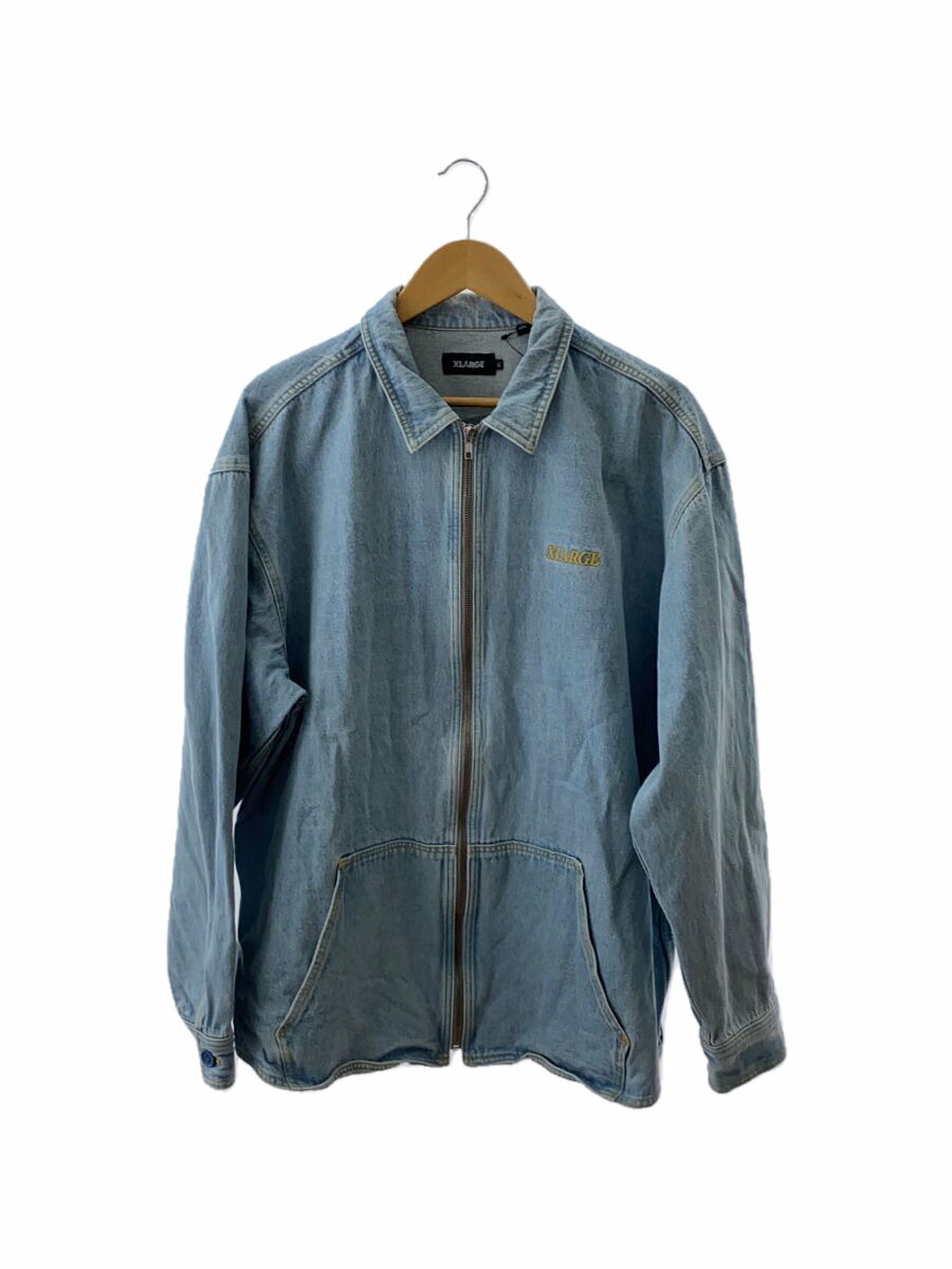 【中古】X-LARGE◆ジャケット/XL/コットン/BLU/101223014005【メンズウェア】