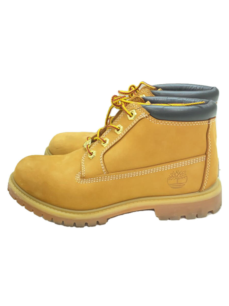 【中古】Timberland◆ブーツ/24cm/BRW/PVC/