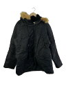 【中古】ALPHA INDUSTRIES◆フライトジャケット/XL/ナイロン/BLK/20024-01【メンズウェア】