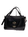 【中古】ZANELLATO◆ショルダーバッグ/--/BLK【バッグ】(4)