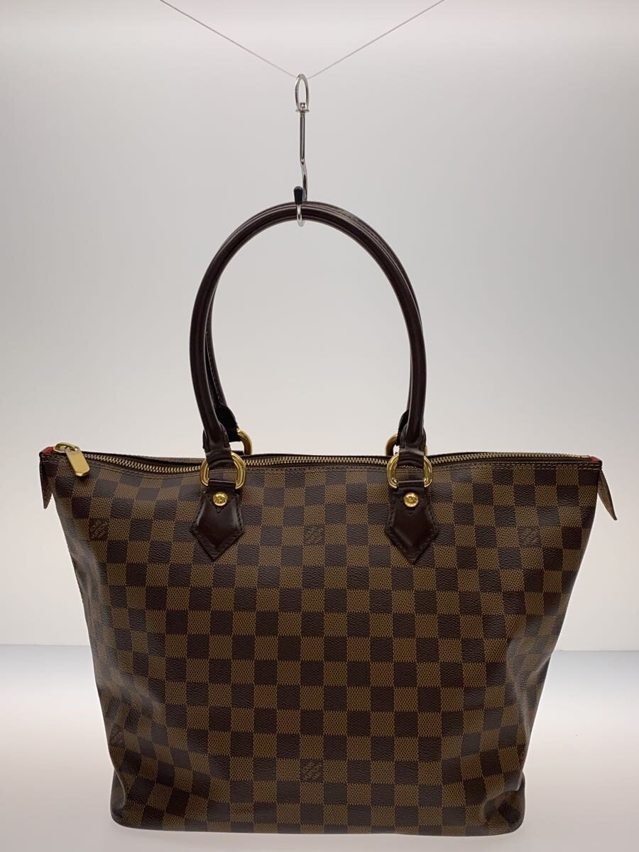 LOUIS VUITTON - 【中古】LOUIS VUITTON◆サレヤPM_ダミエ・エベヌ/PVC/BRW【バッグ】