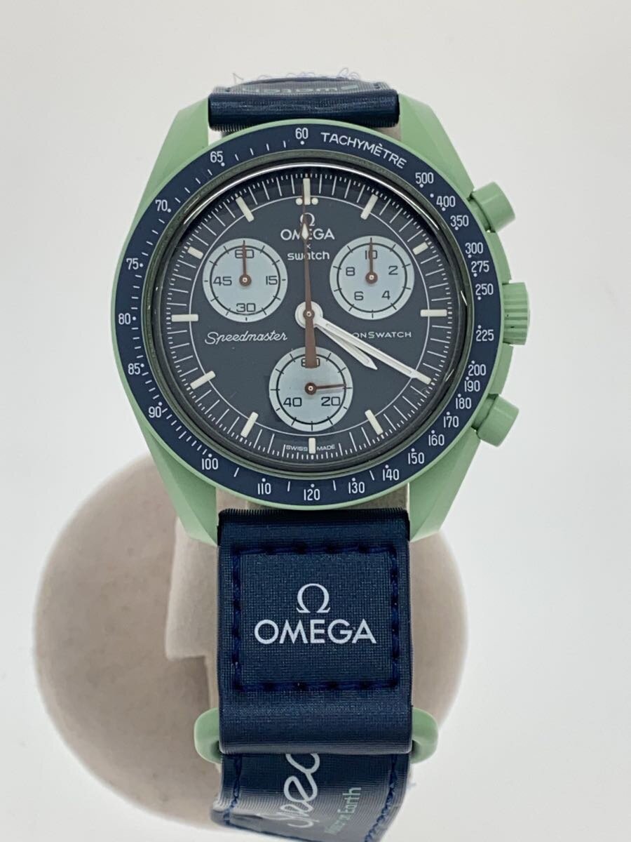 【中古】OMEGA◆スピードマスター/MISSION ON EARTH/自動巻腕時計/アナログ/SO33G100【服飾雑貨他】