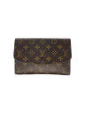 【中古】LOUIS VUITTON◆ポシェット・ラバ20_モノグラム・キャンバス_BRW/PVC/BRW/モノグラム【バッグ】
