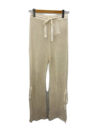 【中古】Midorikawa◆24SS/SEQUIN MESH PANTS/L/コットン/IVO/MID24SS-CU10【メンズウェア】 【中古】Midorikawa◆24SS/SEQUIN MESH PANTS/L/コットン/IVO/MID24SS-CU10【メンズウェア】