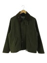 【中古】Barbour◆ライトメルトンジャケット/36/ウール/KHK/無地/222MCAS004//【メンズウェア】