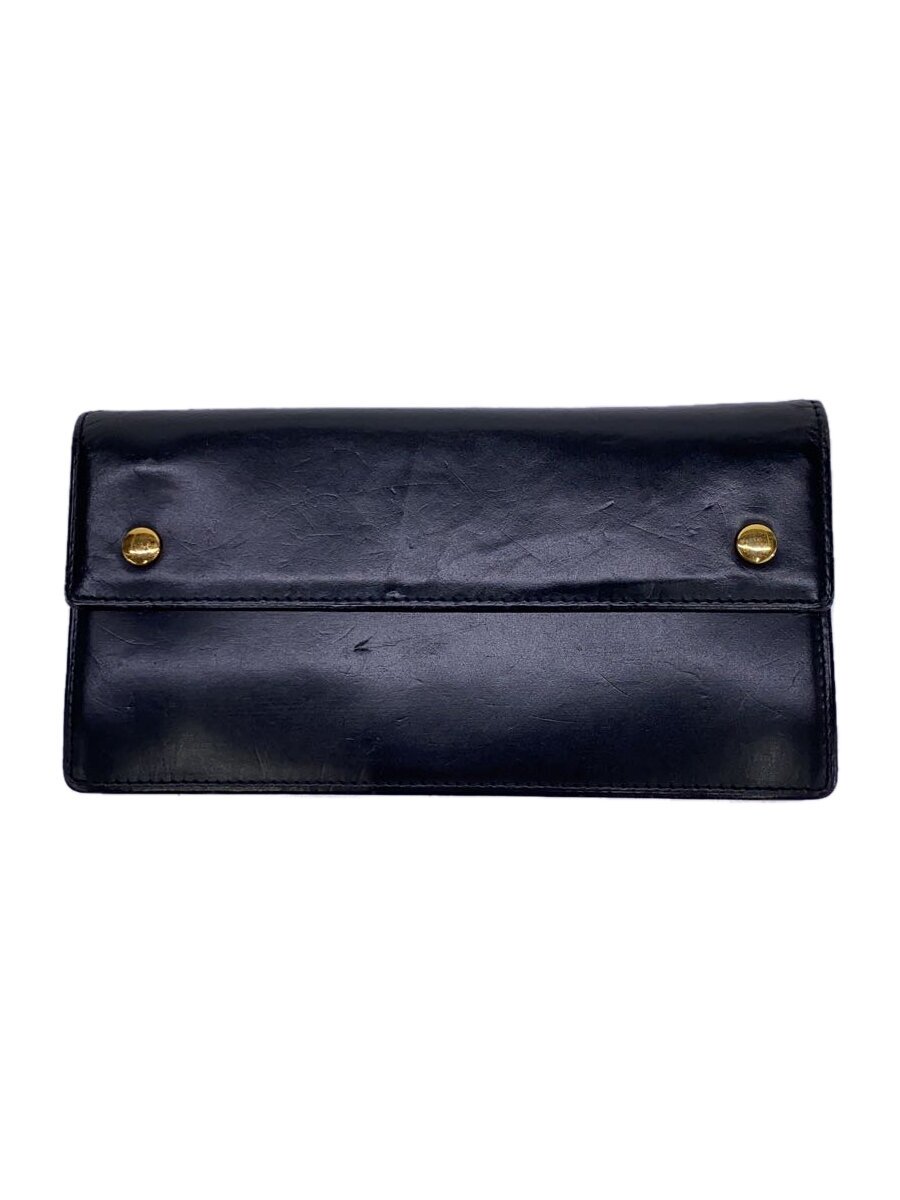 【中古】pomerance/長財布/レザー/BLK/無地/メンズ//【服飾雑貨他】
