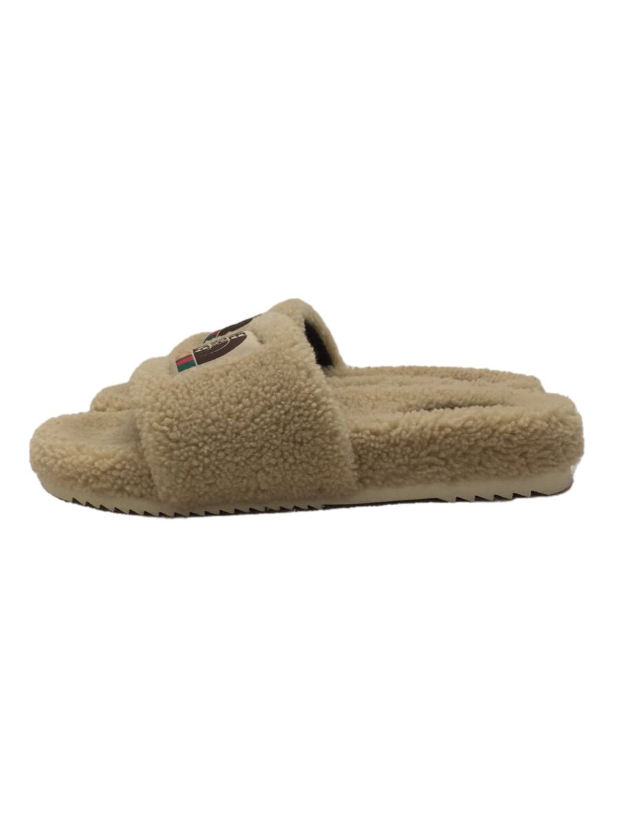 【中古】GUCCI◆グッチ/サンダル/40/ベージュ【シューズ】