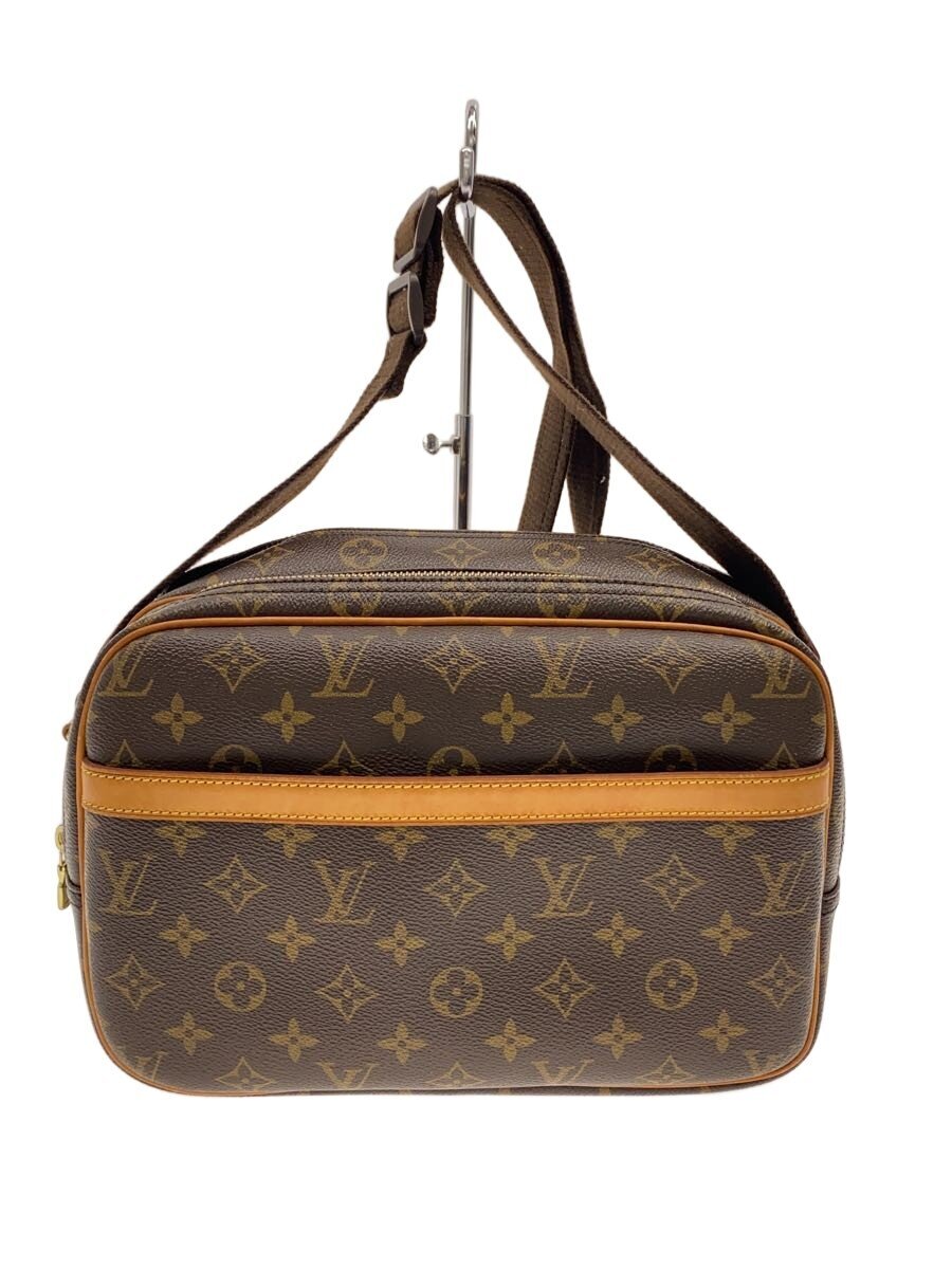 LOUIS VUITTON - 【中古】LOUIS VUITTON◆リポーターPM_モノグラム・キャンバス/PVC/BRW【バッグ】