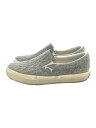 【中古】VANS◆ローカットスニーカー/スリッポン/23.5cm/GRY【シューズ】