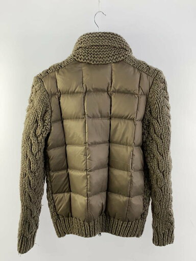 【中古】JUN HASHIMOTO◆ブルゾン/4/ウール/BRW/無地/KNT1018/毛玉/背タグ取れ有り//【メンズウェア】