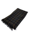 【中古】COMME des GARCONS◆ストール/--/BRW/チェック/レディース【服飾雑貨他】