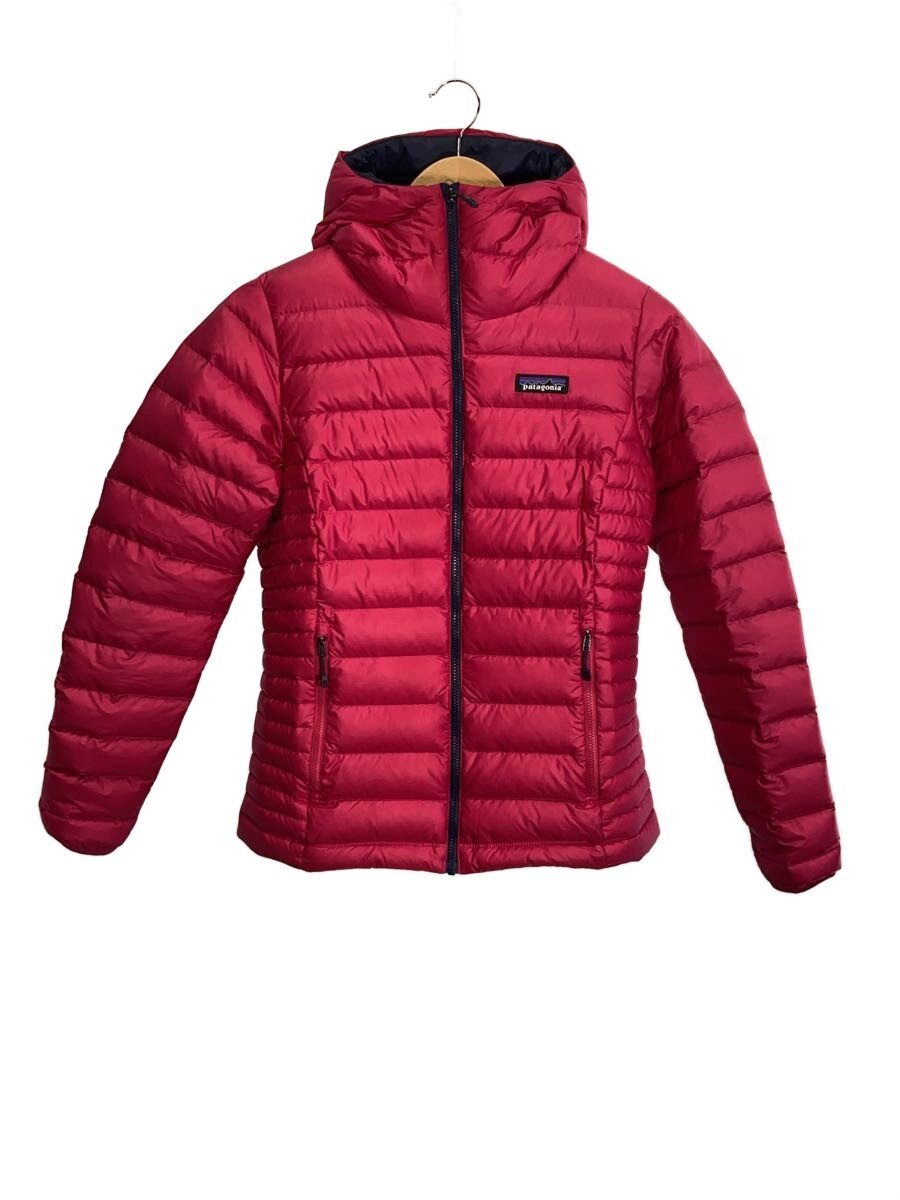 【中古】patagonia◆ダウンジャケット/XS/ポリエステル/PNK/無地/84711【レディー ...
