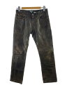 【中古】Paul Smith jeans◆ボトム/L/牛革/BRW/MK.473949【メンズウェア】